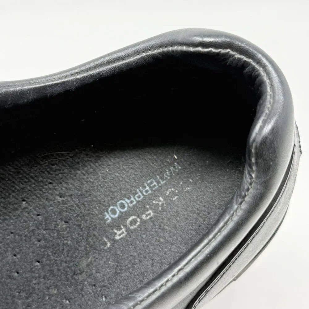 Rockport Lug Sole GoreTex Shoes Mens 9 M Black Leather Casual Hiking Gorpcore